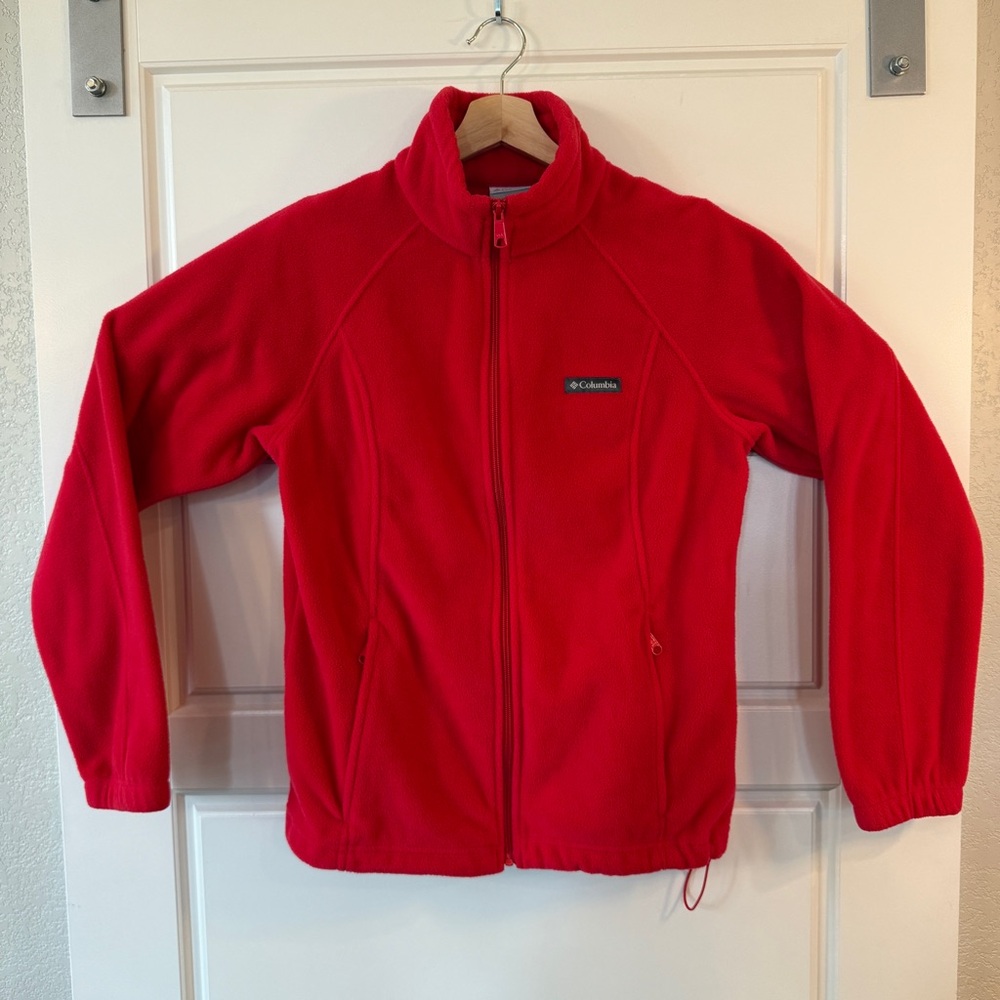 Columbia Benton Springs Full Zip Fleece Jacket – Red, Women’s Large